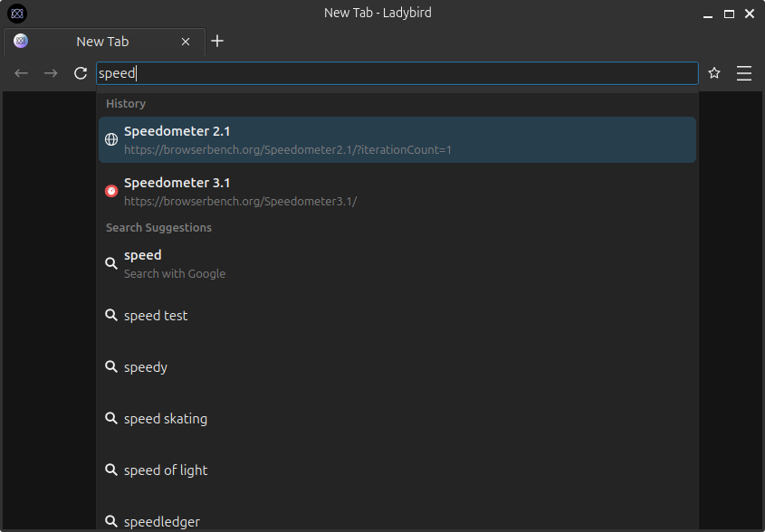 Address bar autocomplete with history-aware suggestions